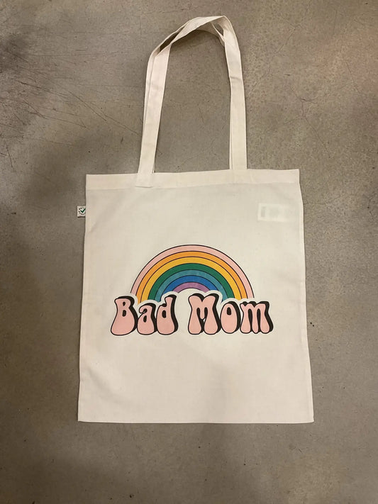 Tote bag bad mom 🌈